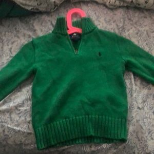 Polo pull over sweater